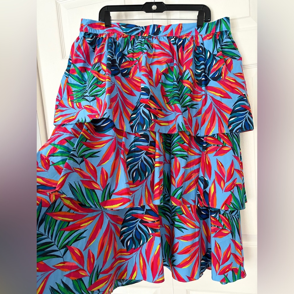 Tabitha Brown for Target Tropical Skirt Midi Summer size XL New with tags - Picture 6 of 12